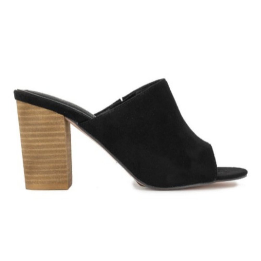 NEW Chase & Chloe 8 Vegan Suede Black Matte Global - Picture 1 of 3